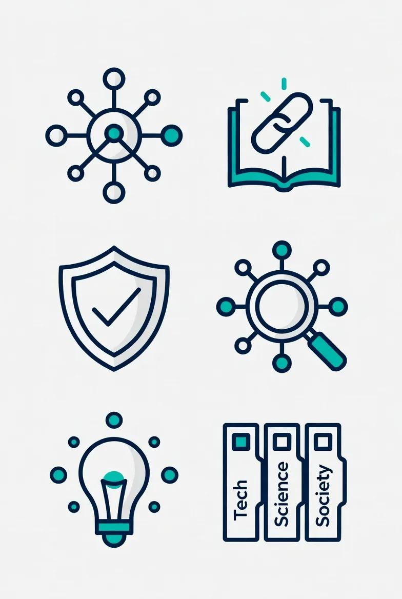 Wikki features — knowledge nodes, verified sources, search, topic categories